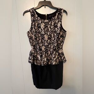 Heart Soul cocktail dress size large.  Color black and pink